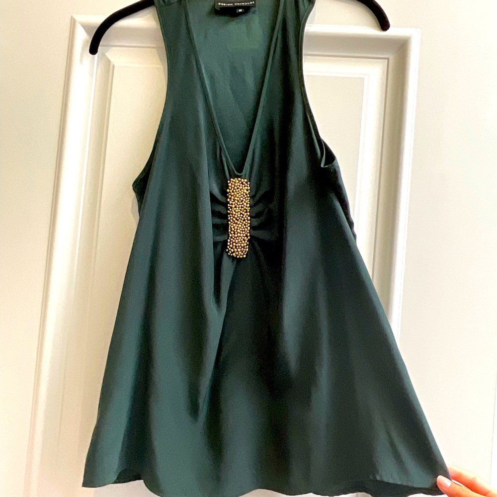 Karina Grimaldi Medium silk blouse. Dressy